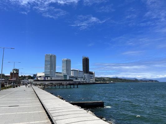 Blick entlang der Promenade von Puerto Montt
